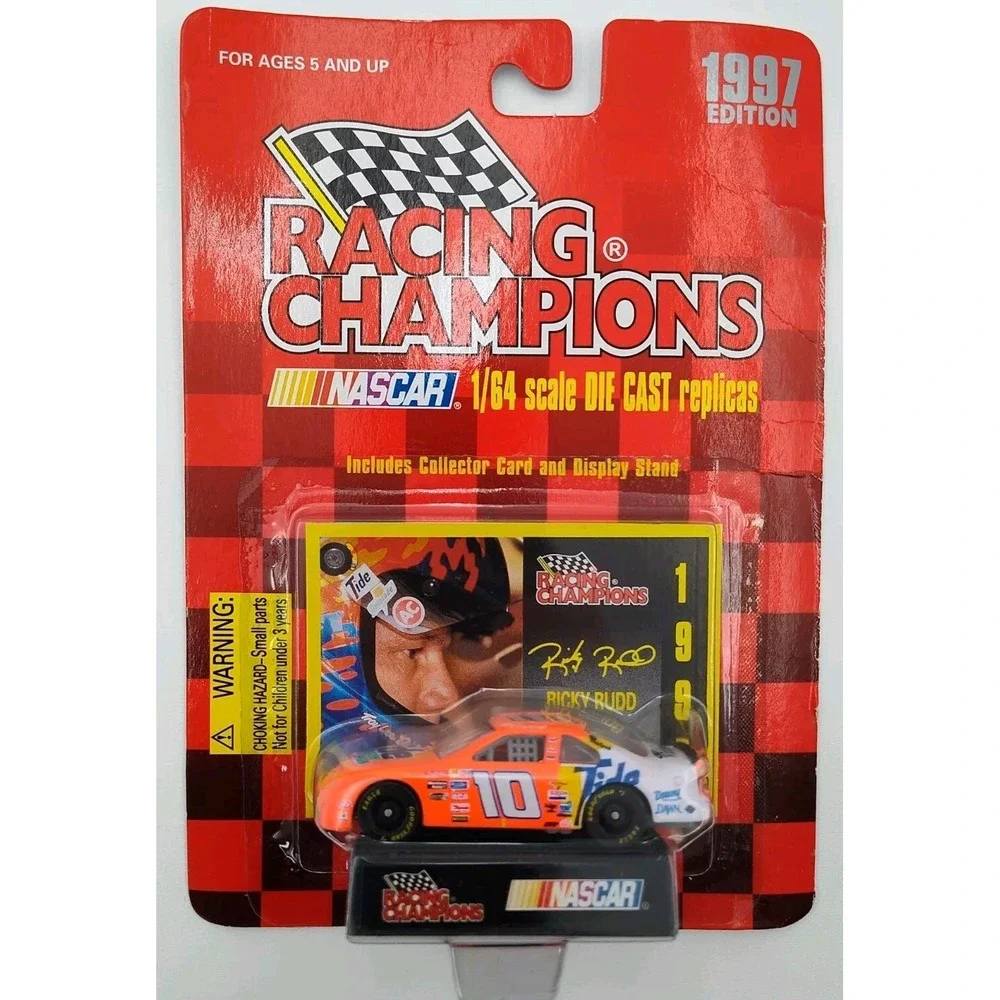 97 Ricky Rudd Tide VTG NEW NASCAR Racing Champion 10 1/64 Thunderbird B11.1GU338
